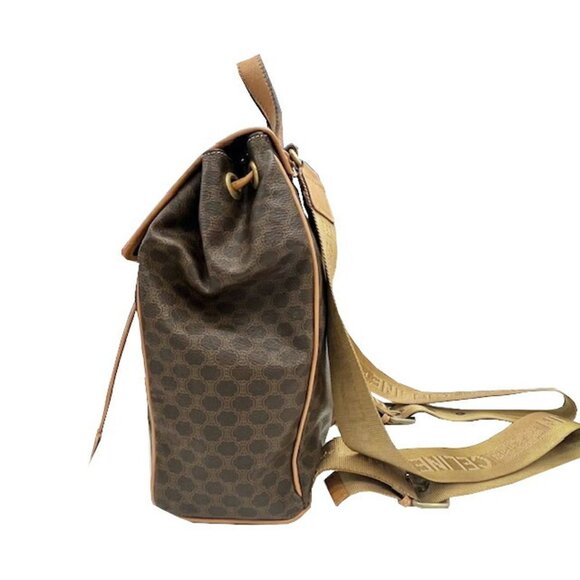 CELINE Brown Leather Backpack - Picture 3 of 15